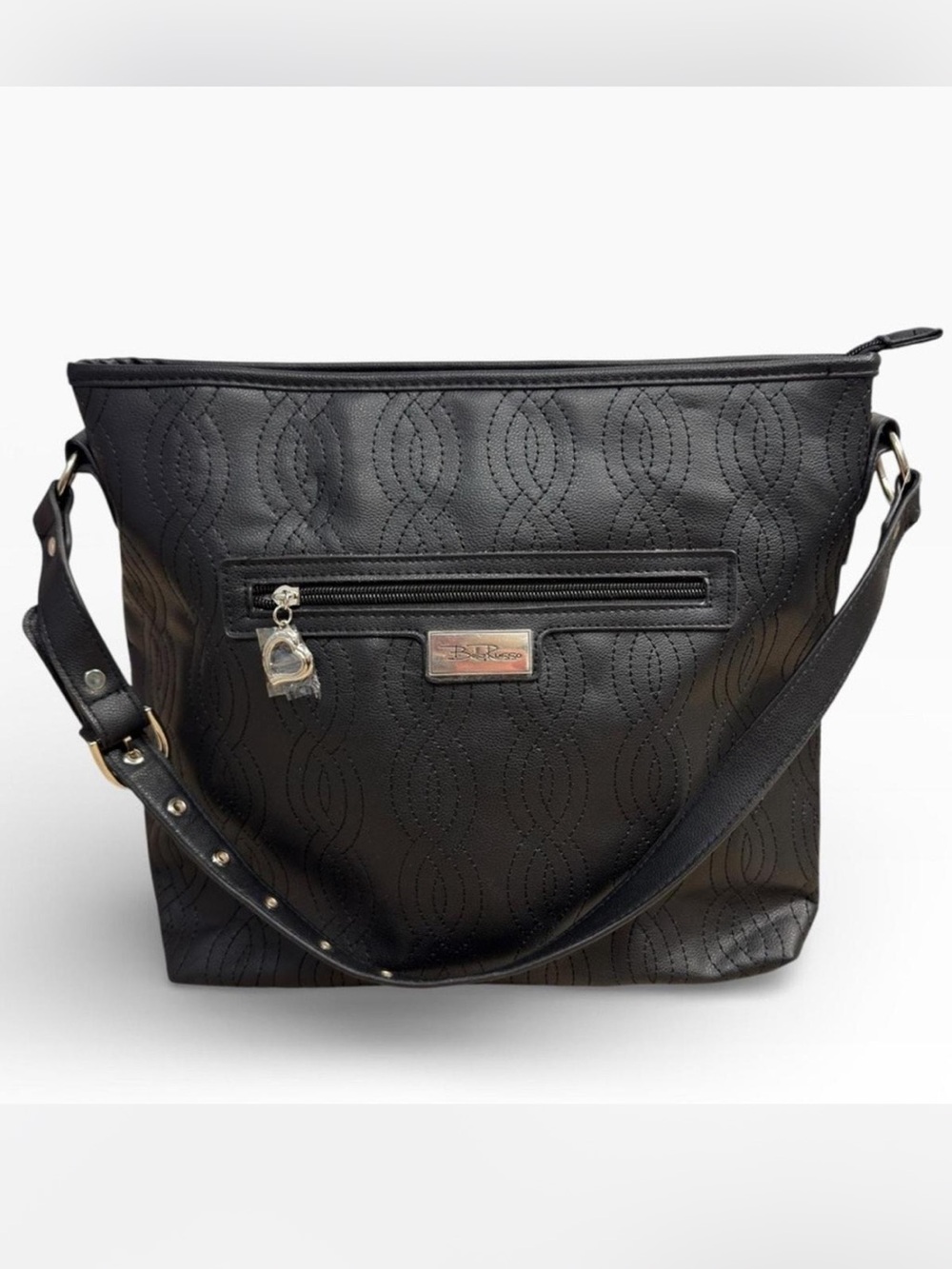 Black Women's Quilted Crossbody Shoulder Bag